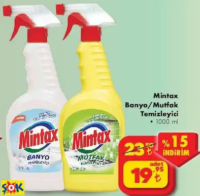 MİNTAX BANYO/MUTFAK TEMİZLEYİCİ